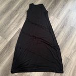 Karen Kane  Black Sleeveless Maxi Reserve Seam Jersey Knit Large Dress Photo 3