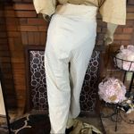 Lane Bryant CREAM & GOLD CROPPED POLKA DOT PANTS (26W) Photo 3