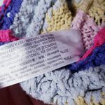 ZARA Multicolor Crochet Ruffle Sleeve Crop Top Photo 3