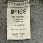 FIGS  Catarina One-Pocket Scrub Top Graphite Gray Medium Nurse Healthcare Classic Photo 9