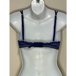 Sam Edelman  Navy Blue Peekaboo Triangle Cup Lace Bralette Size S Small NWT!!! Photo 2