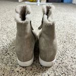 Caslon  Wedge Ankle Boots Size 8 Sherpa Lined Water Resistant Tan Platform Photo 5