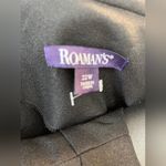 PLUS SIZE Fit And Flare Jacket Suit Dress PERFECT SHAPE 2PC Black Photo 4