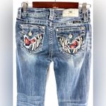 Miss Me  28x34 Western Embroidered Boot Cut Denim Jeans Photo 9