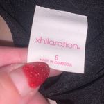 Xhilaration  black padded pearl beaded sequined halter swim suit top Photo 6