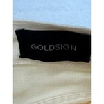 GoldSign Women's butter yellow Wide Leg Jeans Size 27 High Waist Denim Casual Tan Photo 8