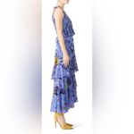 Fuzzi Jean Paul Gaultier Patchwork Wrap Dress Lavender Women's Size Large Photo 4