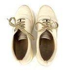 Nisolo Cream Leather Sneakers Women's Size 6 Photo 2