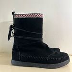 Toms Women's Nepal Black Suede lined Mid-Calf Boots Photo 2