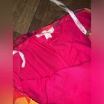 Ella Moss  Hibiscus Floral Silk Strapless Dress in guava L $138 spring cocktail Photo 7