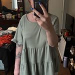 Love, Fire Pale green babydoll top Photo 1