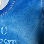 InkNBurn Pacific Crest Trail Mountain Hiking T Shirt‎ Size XXS Blue Outdoor Gym Photo 3