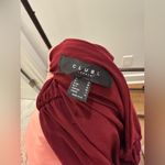 Club L London KELSEY Burgundy Asymmetric Photo 3