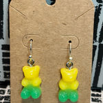 Yellow and Green Gummy Bear Earrings Photo 0