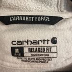 Carhartt Force® Relaxed Fit Lightweight Graphic Hoodie Women’s Medium Malt Color Photo 3
