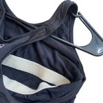 Splits59  Women’s M Bandage Racerback Athletic Tank Black Ruched Sides Shelf‎ Bra Photo 8