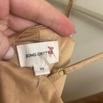 SONG OF STYLE Yuki Midi Sz XS Dress in Champagne Tan Photo 7