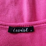 Twist Hot Pink Crewneck Sweater Size 14 Photo 5