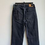 Aritzia  Denim Forum The Arlo Hi-Rise Straight Jean Black Eyeliner Size 28 LONG Photo 6