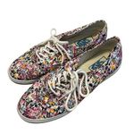 Vans Colorful Floral Design  Sneakers Shoes Women’s 7 Men’s 5.5 Casual Style! Photo 1