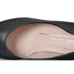 Ecco Sculptured 75 Black Leather Pump Heels, Size EU 41 | US 10-10.5 New in Box Photo 4