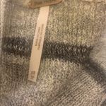 Free People Long Gray Striped Sweater or dress Photo 5