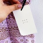 Dee Elly Lilac Purple Lace Shortsleeve Dress Photo 3