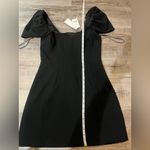French Connection  Whisper Flutter Sleeve Mini Dress in Blackout Photo 7