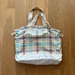 Pastel Plaid Travel Tote Pink Photo 4