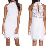 BB Dakota NWT  x Steve Madden | Cara High Neck White Lace Cocktail Dress Photo 1