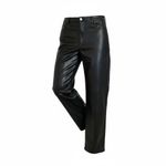 Aritzia Wilfred The Melina Pant In Black Faux Leather Size 12 Photo 1
