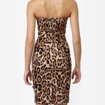 Tripp NYC Fitted Leopard Print Dress Black Size XS Photo 4