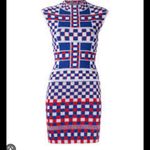 Alexander McQueen Nwot  graphics check dress Photo 2
