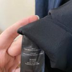 Tibi Strapless Towel Dress Navy Silk Size 2 Chic Effortless Drape Front Photo 10