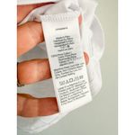 Madewell | NWT The Boxy-Crop Tee in Soft Slub in White | Sz M Photo 4