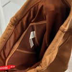 Spanx  On the Go Slim Straight Ankle Pant/Legging, Camel, Suede, Size SP Photo 6