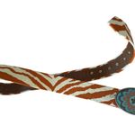 Loopty Loo Western Buckle with Animal Print Fabric Belt Brown Photo 3
