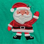Vintage Santa Green Long Sleeve Tee by Holiday Editions Cotton Holiday Novelty Size 1X Photo 2