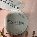 Workshop Republic Clothing  pink blush gold snowflake sweater Photo 2