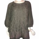 Simply Couture Lace Hem Tunic Sweater Photo 0