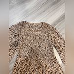NWOT Elegant Polka Dot Long Sleeve Dress Size XL Photo 2