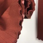 Abound : Ribbed Flare Rust Pants Photo 7