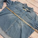 Madewell Denim Oversized Western Shirt in Aberdale Wash Size XXL NEW Photo 2