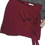 Skylar + Madison Maroon Skirt Photo 0