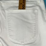 Gap 1969 mid rise stretch denim legging white 5 pocket button zipper size 27 Photo 13