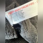 Free People  beach maxi dress black baloon sleeve Elegant textured Linen blend L Photo 4