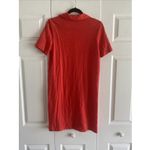 Boden Womens 6 Red‎ Collared Shift Dress Short Sleeve Casual On the Go Church Red Photo 4