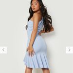 Boohoo  Petite One‎ Shoulder Twist Ruffle Midi Dress Photo 1