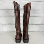 Sesto Meucci  Tall Boots Brown Italian Leather Women's Size 5M Equestrian Riding Photo 4