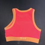 Wilo Australian Brand Women's Active Tank Bra Orange Pink Neon Athleisure Medium Photo 1
